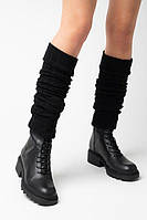 Гетри теплі чорні з вовни Steven Польща