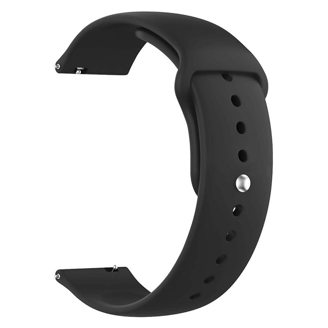 Силіконовий ремінець для Amazfit Active 2R (A2437) | HMU | чорний