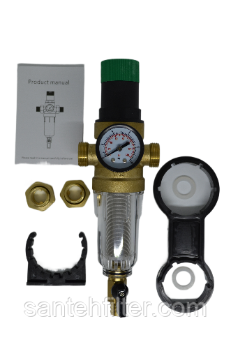 Фільтр з редуктором тиску 1/2 (аналог Honeywell FK06-1/2AA) самопромивний