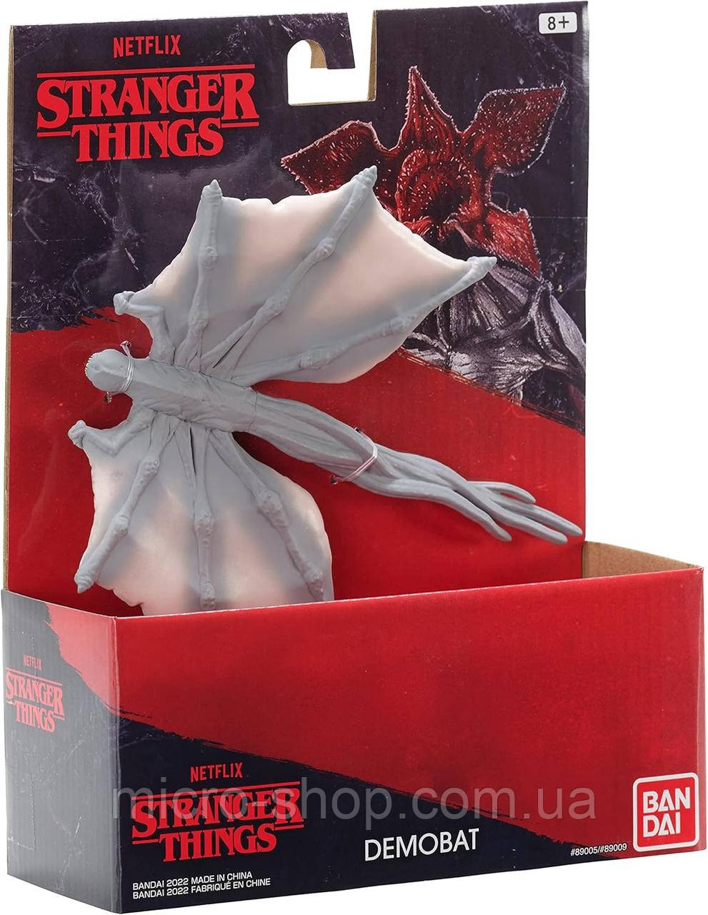 Фігурка Дуже дивні справи Демо кажан Bandai Stranger Things Demo Bat Світиться у темряві!
