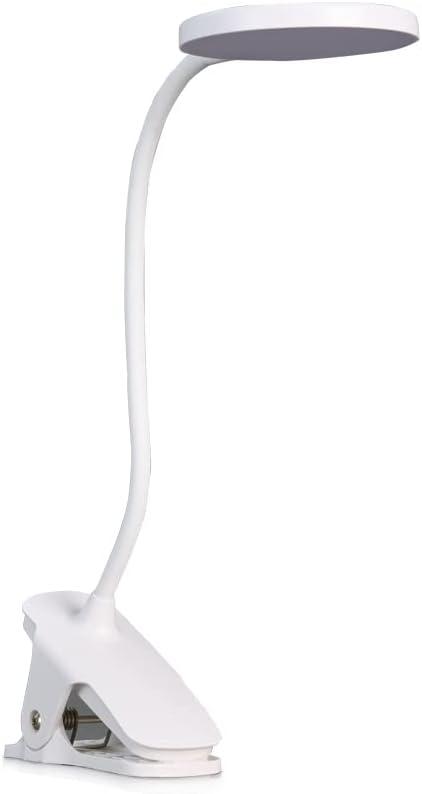 Світильник з затиском , дитяча кімната, спальня, простота в експлуатації, вбудована батарея, портативний, фото 1