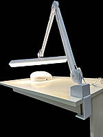 Лампа настільна безтіньова з регулюванням яскравості біла