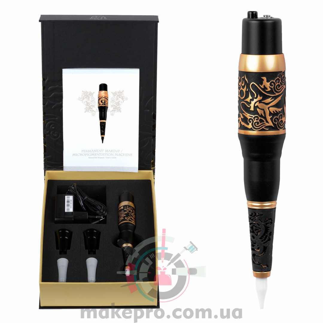 Машинка для перманентного татуажу Bella Dragon BM-8 (Black-Gold), фото 1