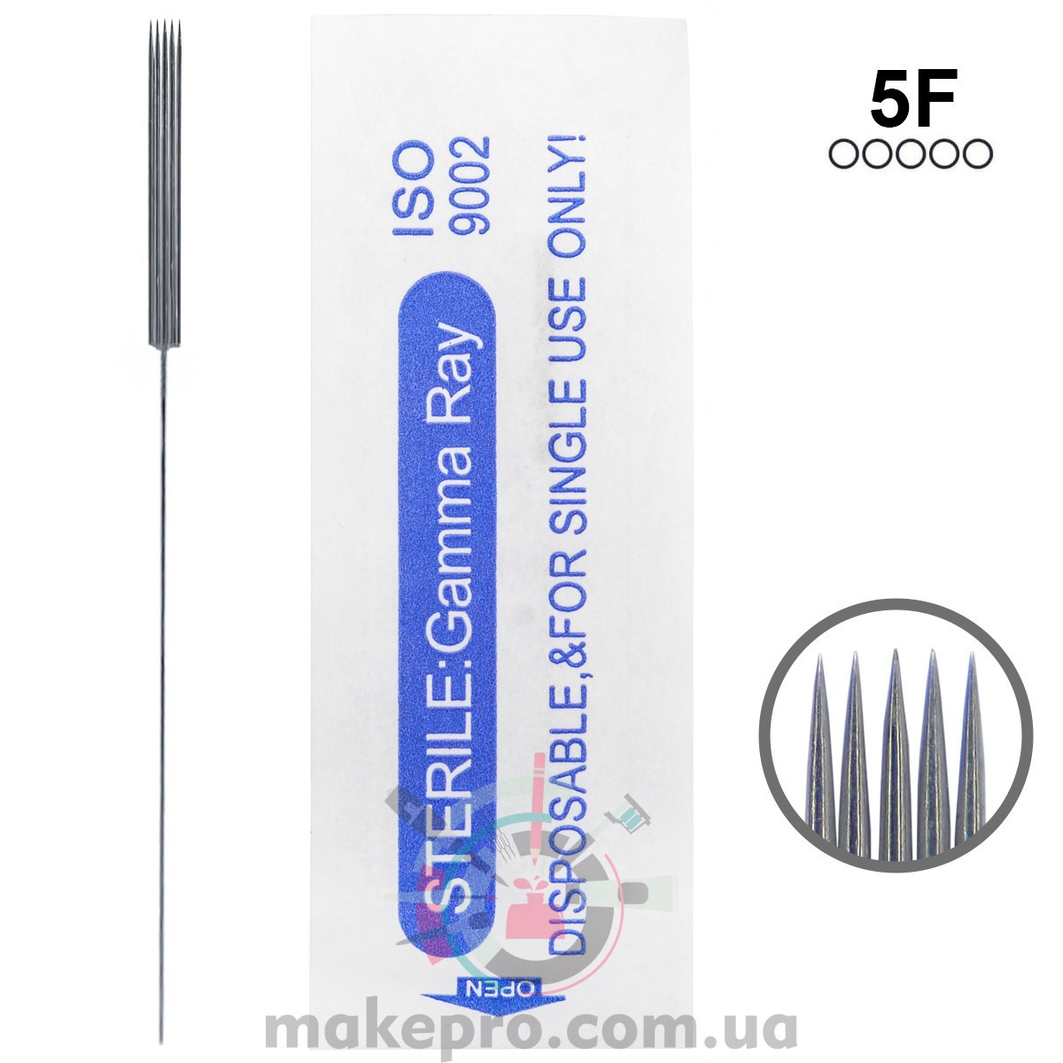 Голка 5F (для машинки, 0,35), фото 1