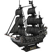 3D пазл CubicFun Корабль Черной Бороды Месть Королевы Анны большой (T4018h)