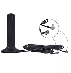 Гуртом 4G Антена автомобільна MIMO 16 дБ 698-960/1700-2700 МГц (TS9)