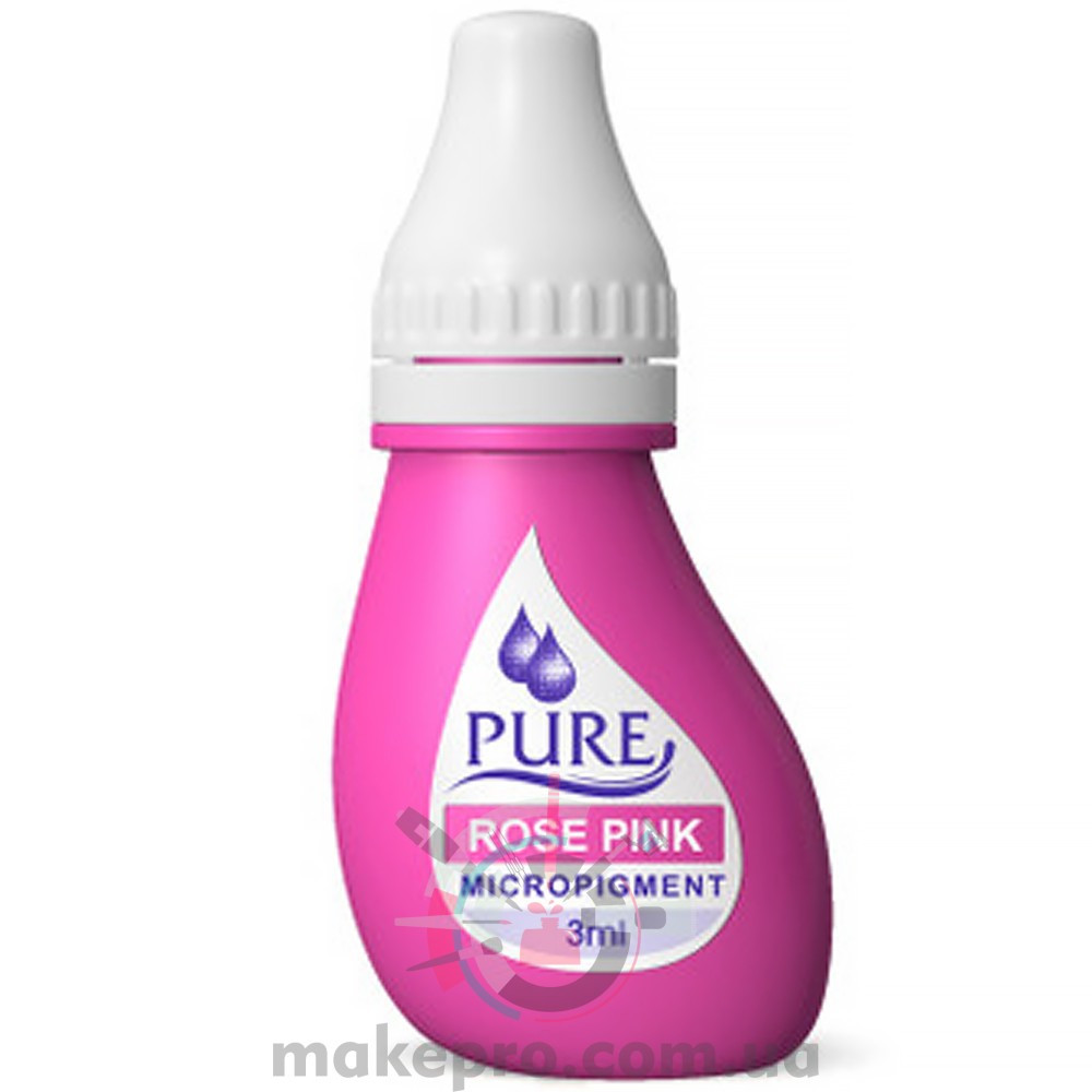 3 ml. Pure Rose Pink Pigment Biotouch / Рожевий