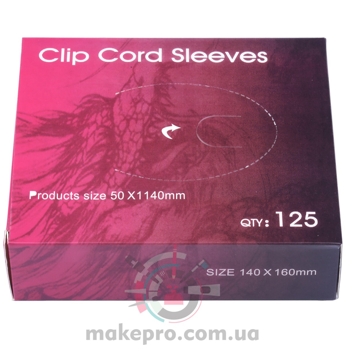 Бар'єрний захист Clip Cord Sleeves (125 шт) 50*1140 мм