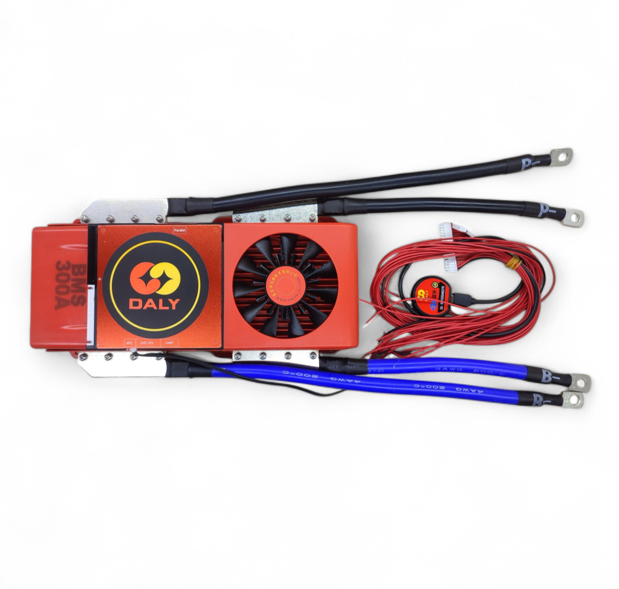 Плата Smart BMS Daly 16S 48 вольтів 300 А для LiFePO4 акумуляторів з Bluetooth