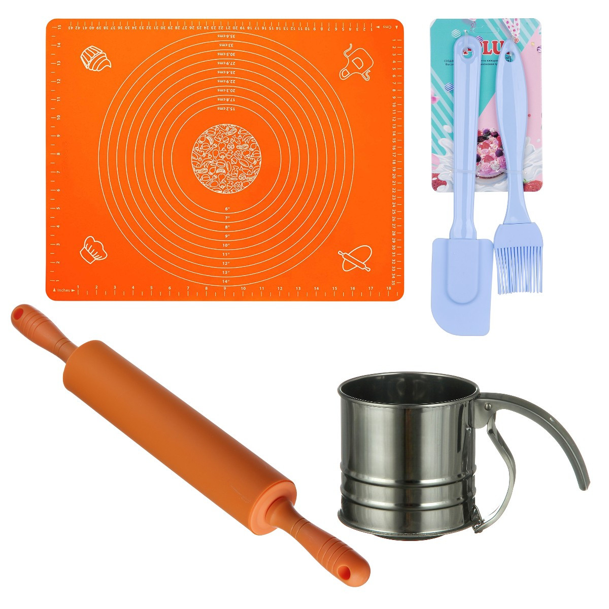 Набір для розкачування та випікання тіста KITUA 5 предметів