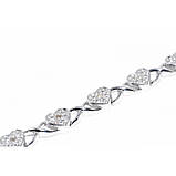 Браслет. Натуральний діамант. Срібло 925., фото 3