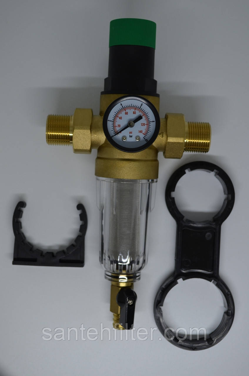 Фільтр з редуктором тиску 3/4 (аналог Honeywell FK06-3/4AA) самопромивний