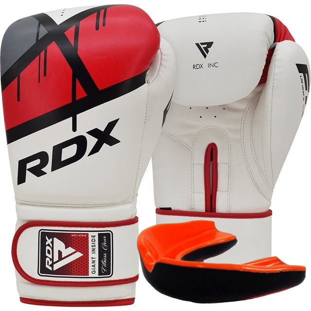 Боксерські рукавиці RDX F7 Ego Red 14 унцій (капа в комплекті)