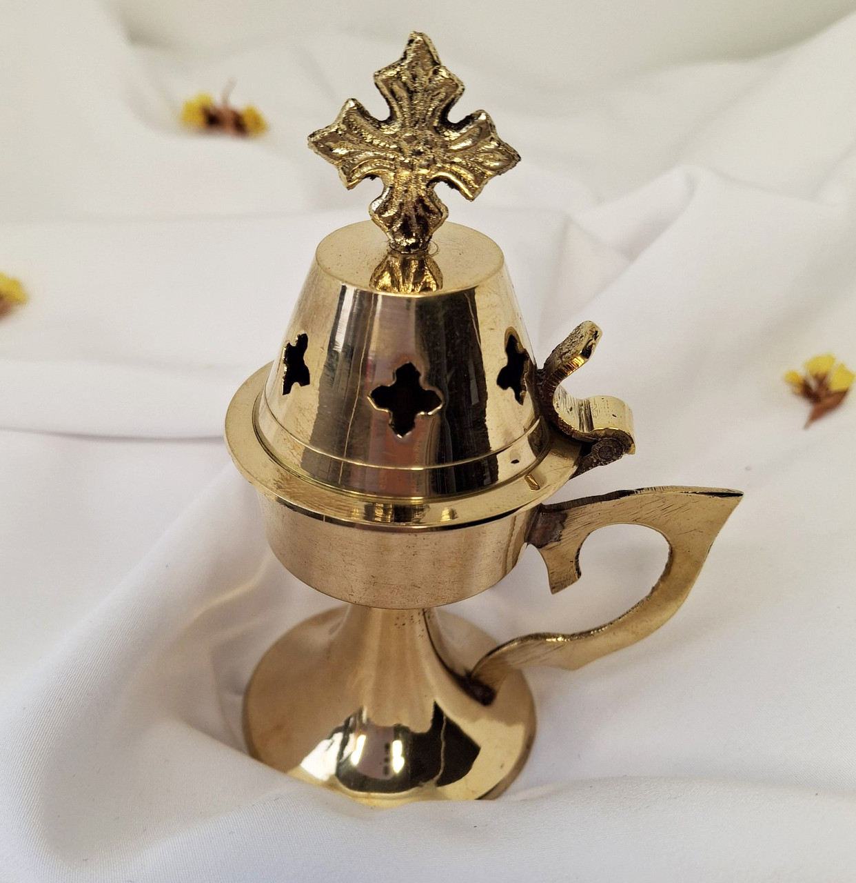 Кадильниця для дому латунна, мала 11×4см (Греція)