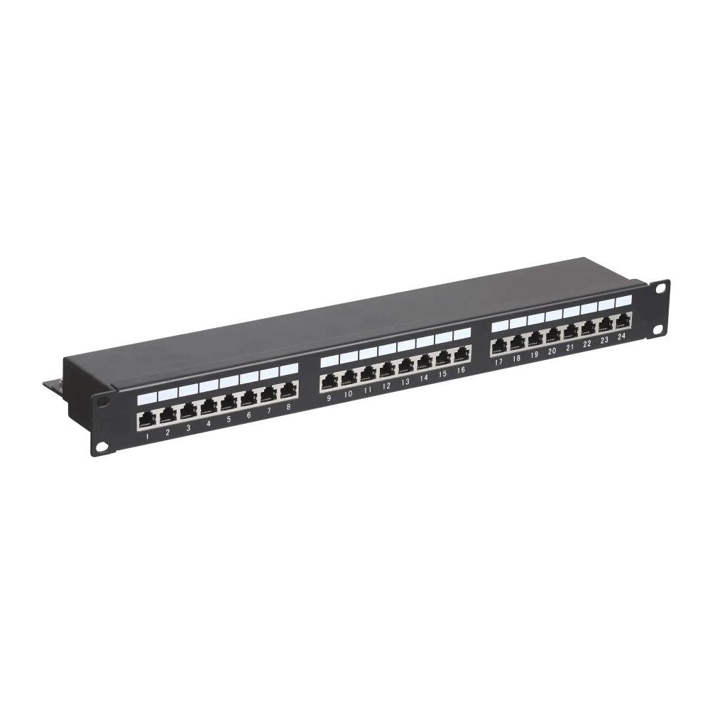 Патч-панель Hypernet 24 порти FTP 1U кат. 5Е 19" PP-KFSTP24, фото 1