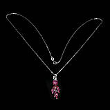 Підвіска. Натуральний рубін. Срібло 925., фото 2