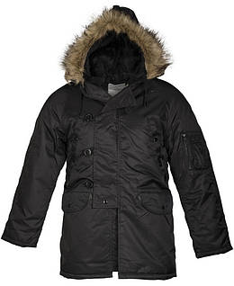 Парка USA N3B чорна Аляска 10181002 Mil-Tec Німеччина XS