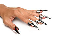 Набір кілець із кігтями Master Series Five-Piece Sensation Claw Rings — Silver