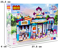 Конструктор "Дівчатка" (348 елм.) Хлібобулочна крамниця / COGO