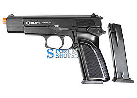 Стартовий пістолет Blow Magnum з доп. магазином (Browning Hi Power)