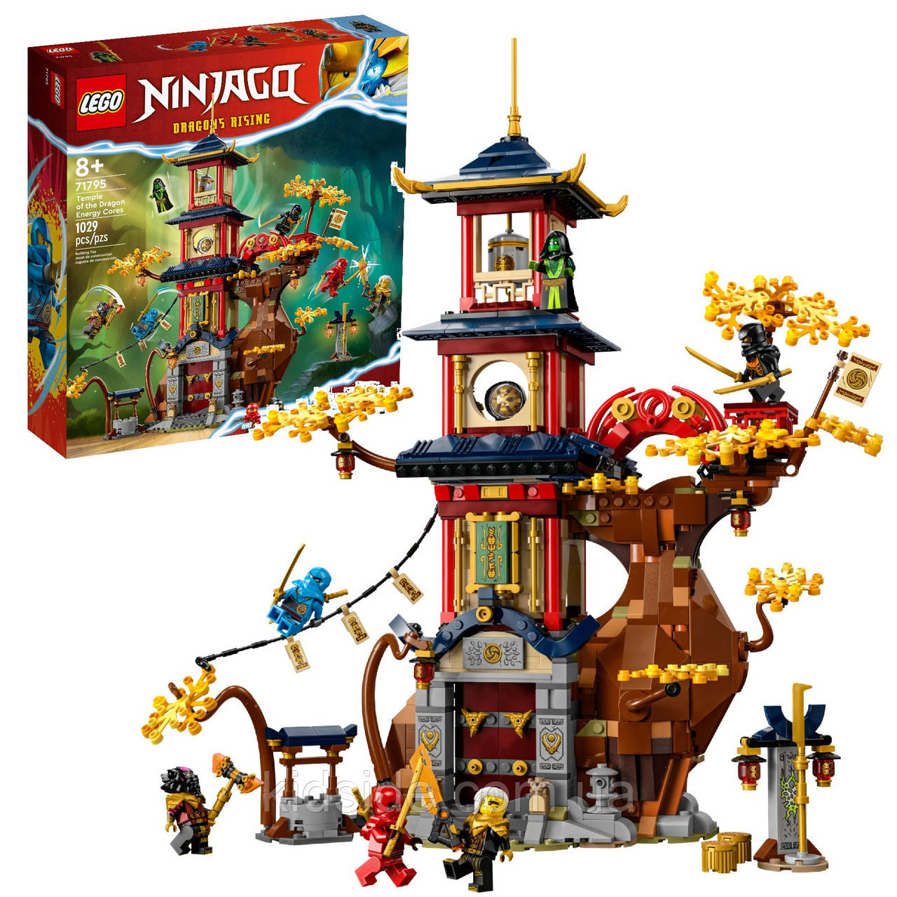 LEGO Ninjago 71795 Храм енергетичного серця дракона
