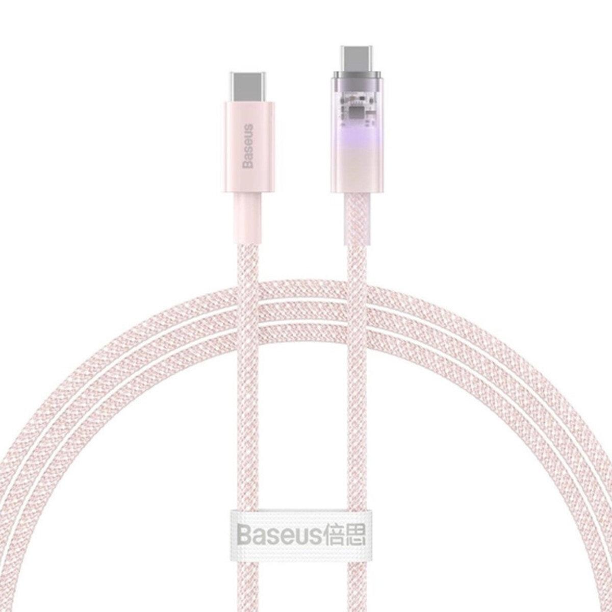Кабель Baseus Explorer Series Fast Charging Cable with Smart Temperature Control Type-C to Type-C 100W 1m Baby