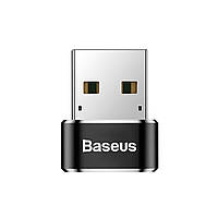 Адаптер Baseus USB Male To Type-C Female Adapter Converter Black