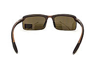 Окуляри захисні Global Vision Wheelin Crystal Brown (drive mirror), дзеркальні коричневі лінзи в коричневій напівпрозорій оправі, фото 7