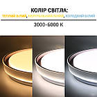 Світильник світлодіодний Biom SMART SML-R48-50/2 3000-6000K 50 Вт з д/у, фото 3