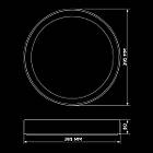 Світильник світлодіодний Biom SMART SML-R48-50/2 3000-6000K 50 Вт з д/у, фото 10