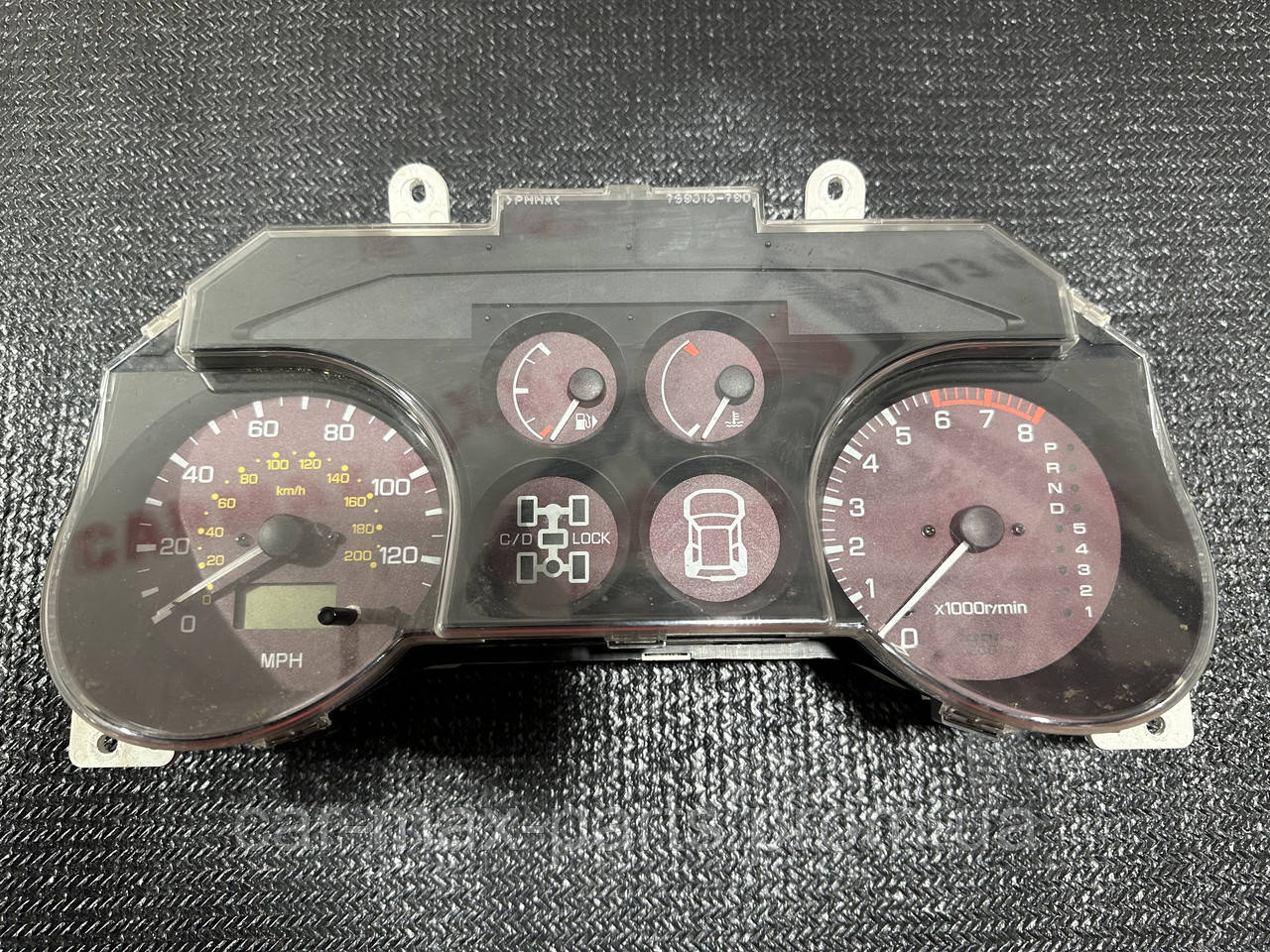 Панель Приладів Щиток приладів Mitsubishi Pajero Wagon III 3.0/3.5/3.8 Милі+Километри б/у Оригінал, фото 1