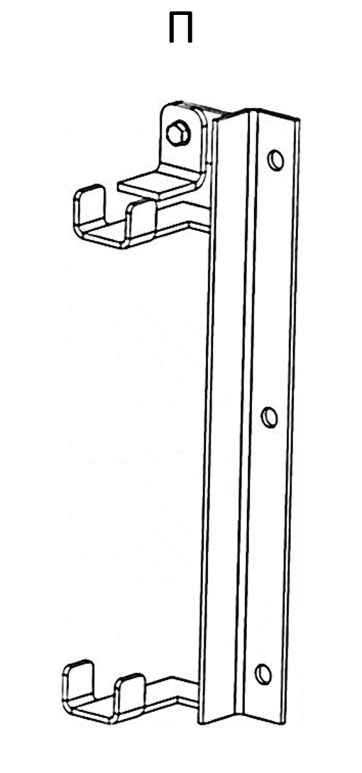 Кронштейн дверний для станка запліднення Тип 1, правий