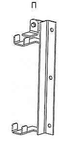 Кронштейн дверний для станка запліднення Тип 1, правий