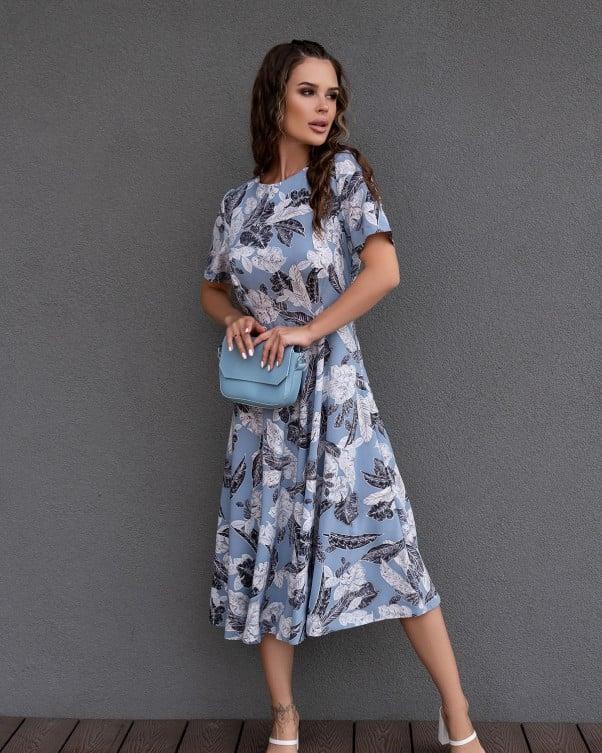 Плаття ISSA PLUS 14082 S блакитний