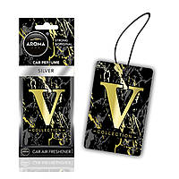 Автомобільний ароматизатор Aroma Car V-COLLECTION - Silver (835530)