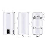 Водонагрівач електричний Thermo Alliance 80 л SLIM вертикальний, сухий ТЕН 2,0 кВт D80V20J(D)2-K, фото 2