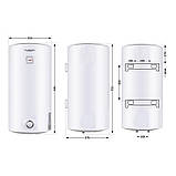 Водонагрівач електричний Thermo Alliance 50 л SLIM вертикальний, мокрий ТЕН 1,5 кВт D50V15Q1, фото 2