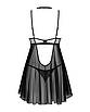 Бебі-дол та стрінги та чокер чорного кольору Obsessive Donarella babydoll & thong розміри XL/2XL Talla, фото 4