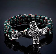 Браслет на руку стильний із молотом торам у скандинавському стилі Molot Tora 3 брутальний і якісний