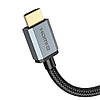 Кабель HOCO US03 HDMI 2.0 Male-to-Male 4K HD data cable 2m, Black, фото 4