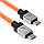 Кабель Baseus CoolPlay Series Fast Charging Cable Type-C to Type-C 100W 1m Orange, фото 3