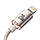 Кабель Baseus Crystal Shine Series Fast Charging Data Cable Type-C to iP 20W 1.2m Pink, фото 6