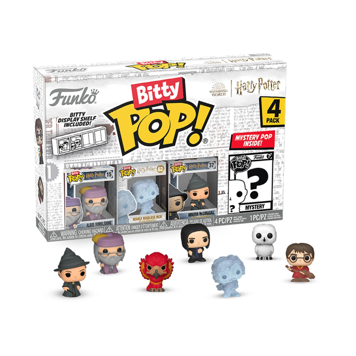 Набір колекційних фігурок Bitty Pop! серії Гаррі Поттер (4 фігурки асорт.), фото 1
