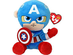 Мяка іграшка 15см Капітан Америка Marvel 44002 ТМ METR