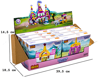 Конструктор "Казковий сон" (8 уп.) Казкова колекція з 8-ми моделей / COGO