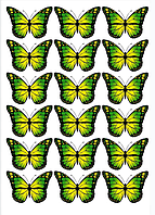 Цукрова картинка Метелики №9188