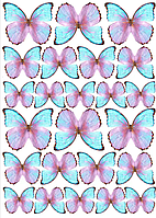 Цукрова картинка Метелики №9182