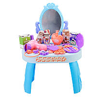 Набір стиліста 9222/9224 Трюмо з дзеркалом і феном, 30 аксесуарів, іграшкова косметика, мікс кольорів, фото 5