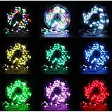 Світлодіодна RGB гирлянда 10м на USB пультом та блютуз керуванням, фото 9
