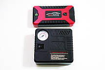 Пусковий пристрій для авто з компресором ліхтариком 25000mah 4 USB Car jump starter Джамп Стартер, фото 3